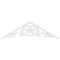 Ekena Millwork Pitch Austin Architectural Grade PVC Gable Pediment, 72"W x 21"H x 1"P (7/12) GPP072X021X100AUS - alternate 2